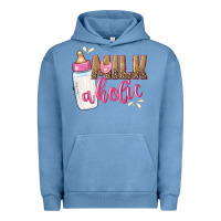 Pigment Pebble Blue milkaholic girls Urban Hoodie - NancyCooperArtShop