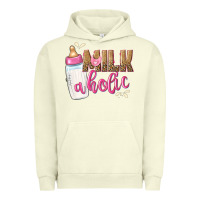 Pigment Pistachio milkaholic girls Urban Hoodie - NancyCooperArtShop