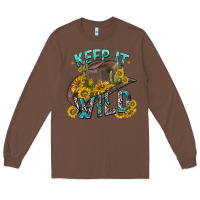 Chestnut keep it wild tbw Long Sleeve Tee - texasbilliewilder