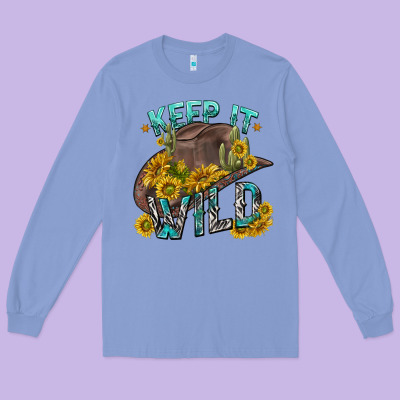 Long Sleeve Tee keep it wild tbw