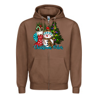 Chestnut christmas vibes Zipper Hoodie - RanaPortraitStore