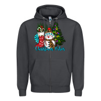 Smoke christmas vibes Zipper Hoodie - RanaPortraitStore
