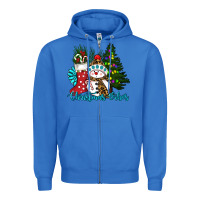True Royal christmas vibes Zipper Hoodie - RanaPortraitStore