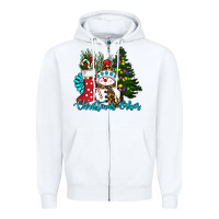 White christmas vibes Zipper Hoodie - RanaPortraitStore