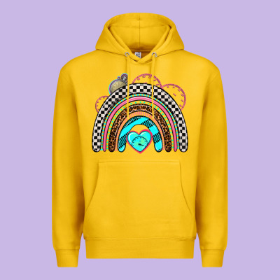 Race Rainbow Premium Hoodie Designed By Adodesignshop