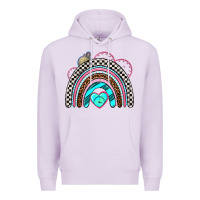 Lilac race rainbow Premium Hoodie - AdoDesignShop
