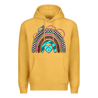 Mustard race rainbow Premium Hoodie - AdoDesignShop