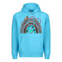 Ocean Blue race rainbow Premium Hoodie - AdoDesignShop