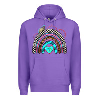 Purple race rainbow Premium Hoodie - AdoDesignShop