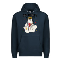 Navy go chiefs boujee sports ghost stanley Premium Hoodie - MaliasSmallBusiness