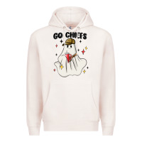 Pale Pink go chiefs boujee sports ghost stanley Premium Hoodie - MaliasSmallBusiness