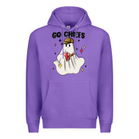 Purple go chiefs boujee sports ghost stanley Premium Hoodie - MaliasSmallBusiness