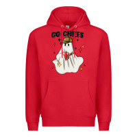 Red go chiefs boujee sports ghost stanley Premium Hoodie - MaliasSmallBusiness