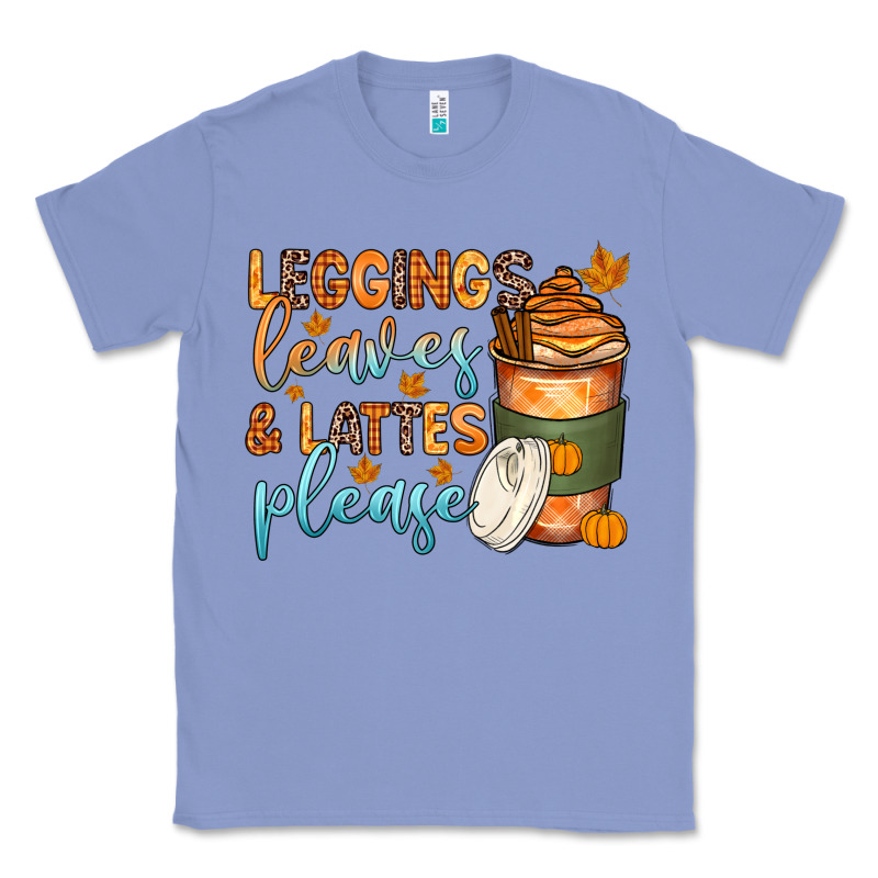 Leggins Leaves And Lattes Classic Tee by Zillion Design Studio | Teevron