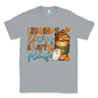 Heather Grey leggins leaves and lattes Classic Tee - Zillion Design Studio