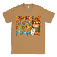 Toasted Coconut leggins leaves and lattes Classic Tee - Zillion Design Studio