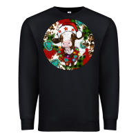 Black Christmas cow gemstone Premium Sweatshirt - Artiststas