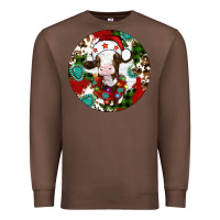 Chestnut Christmas cow gemstone Premium Sweatshirt - Artiststas