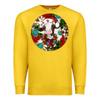 Lemon Christmas cow gemstone Premium Sweatshirt - Artiststas
