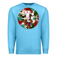 Ocean Blue Christmas cow gemstone Premium Sweatshirt - Artiststas