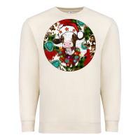 Sandshell Christmas cow gemstone Premium Sweatshirt - Artiststas