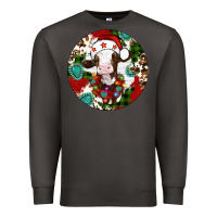 Smoke Christmas cow gemstone Premium Sweatshirt - Artiststas