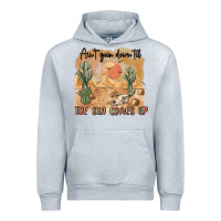 Heather Grey ain t going down til the sun comes up Urban Hoodie - MaliasSmallBusiness