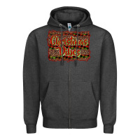 Charcoal Heather Christmas vibes Zipper Hoodie - RanaPortraitStore