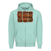 Seafoam Christmas vibes Zipper Hoodie - RanaPortraitStore