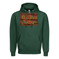 Sports Green Christmas vibes Zipper Hoodie - RanaPortraitStore