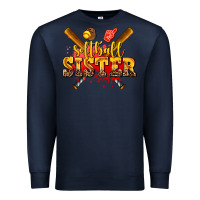 Navy softball sister Premium Sweatshirt - AdoDesignShop