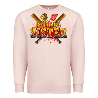 Pale Pink softball sister Premium Sweatshirt - AdoDesignShop