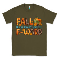 Army Green fall is my second favorite f word Classic Tee - Zillion Design Studio