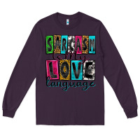 Plum sarcasm is my love language Long Sleeve Tee - Zillion Design Studio