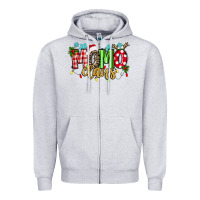 Heather Grey Momo Claus Zipper Hoodie - texasbilliewilder