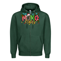 Sports Green Momo Claus Zipper Hoodie - texasbilliewilder