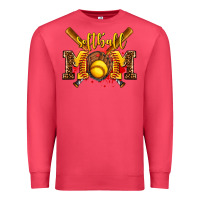 Cardinal softball mom Premium Sweatshirt - AdoDesignShop