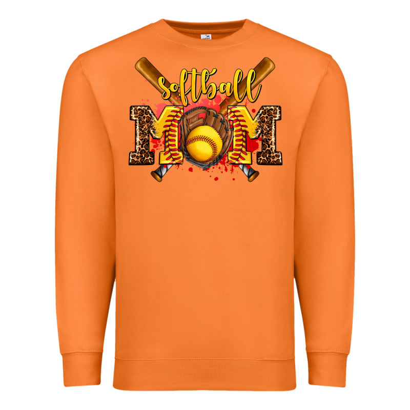Softball Mom Premium Sweatshirt by AdoDesignShop | Teevron