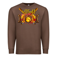 Chestnut softball mom Premium Sweatshirt - AdoDesignShop
