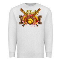 Oatmeal Heather softball mom Premium Sweatshirt - AdoDesignShop