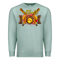 Seafoam softball mom Premium Sweatshirt - AdoDesignShop