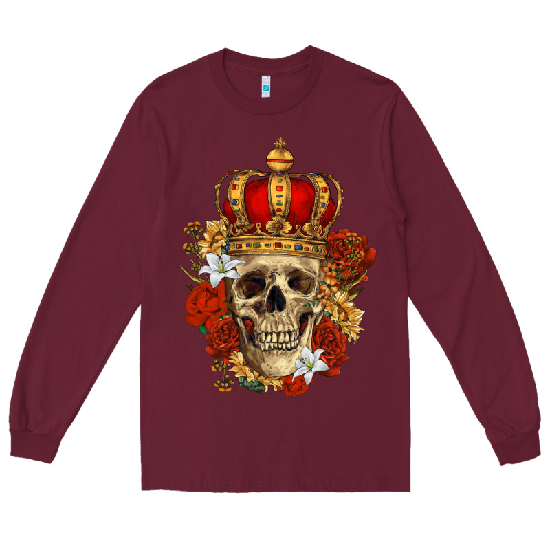 Skull King Long Sleeve Tee by RanaPortraitStore | Teevron