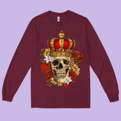 Long Sleeve Tee Skull King