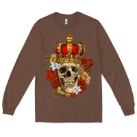 Chestnut Skull King Long Sleeve Tee - RanaPortraitStore