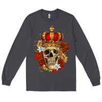 Smoke Skull King Long Sleeve Tee - RanaPortraitStore