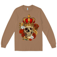Toasted Coconut Skull King Long Sleeve Tee - RanaPortraitStore