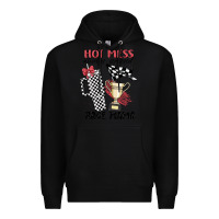 Black hot mess always stressed race mama Premium Hoodie - MaliasSmallBusiness