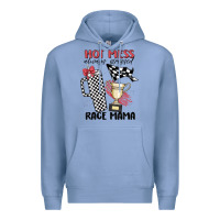 Colony Blue hot mess always stressed race mama Premium Hoodie - MaliasSmallBusiness