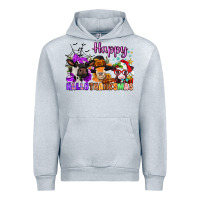 Heather Grey happy hallothanksmas cows  nancy Urban Hoodie - NancyCooperArtShop