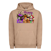 Pigment Burro happy hallothanksmas cows  nancy Urban Hoodie - NancyCooperArtShop